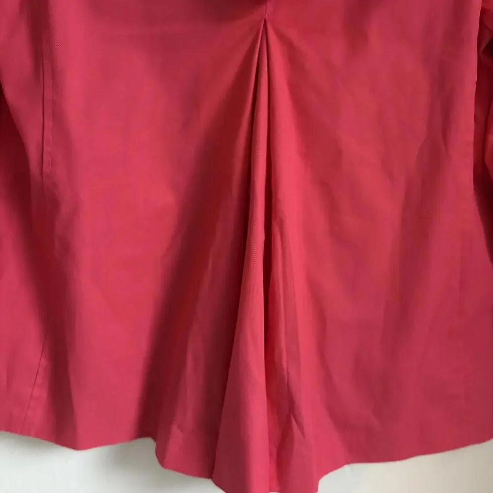 Talbots |‎ NWOT Women’s Coral Pink Medium Weight Hooded Jacket Size SP